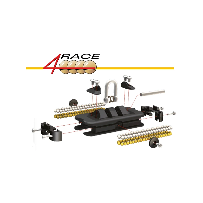 ANTAL Rail équipé 4 Race T100 Contrôle 3:1 – Image 2