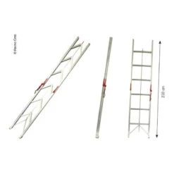 CARBEST Echelle Pliable 2,10 M