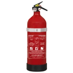 ANAF Extincteur 2 Kg Avec Support Et Manomètre