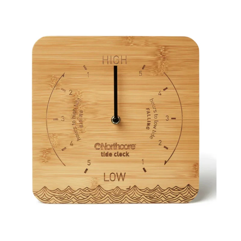NORTHCORE Horloge De Marée En Bambou Mural