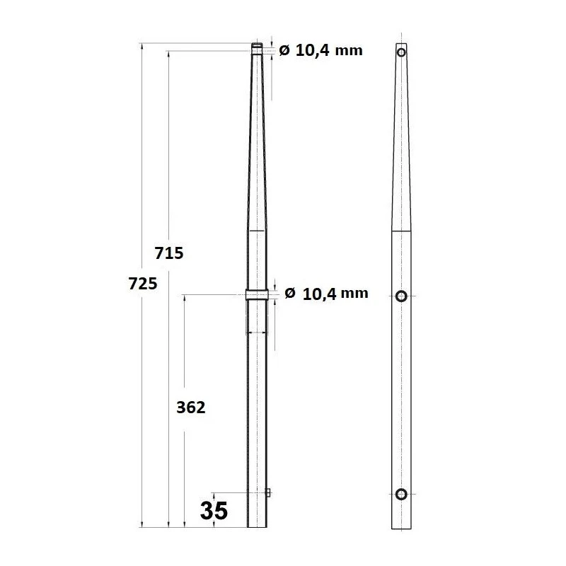 OSCULATI Chandelier 725 Tête Sphérique Inox – Image 2