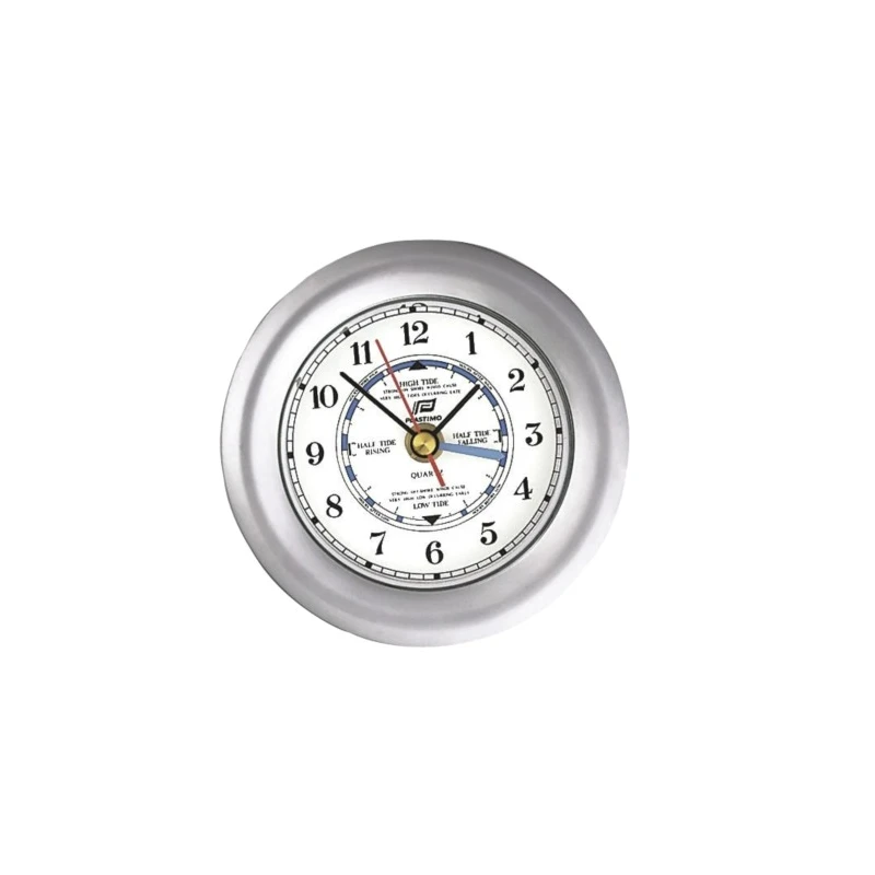 PLASTIMO Pendule à Marée Chromé Mat 4"