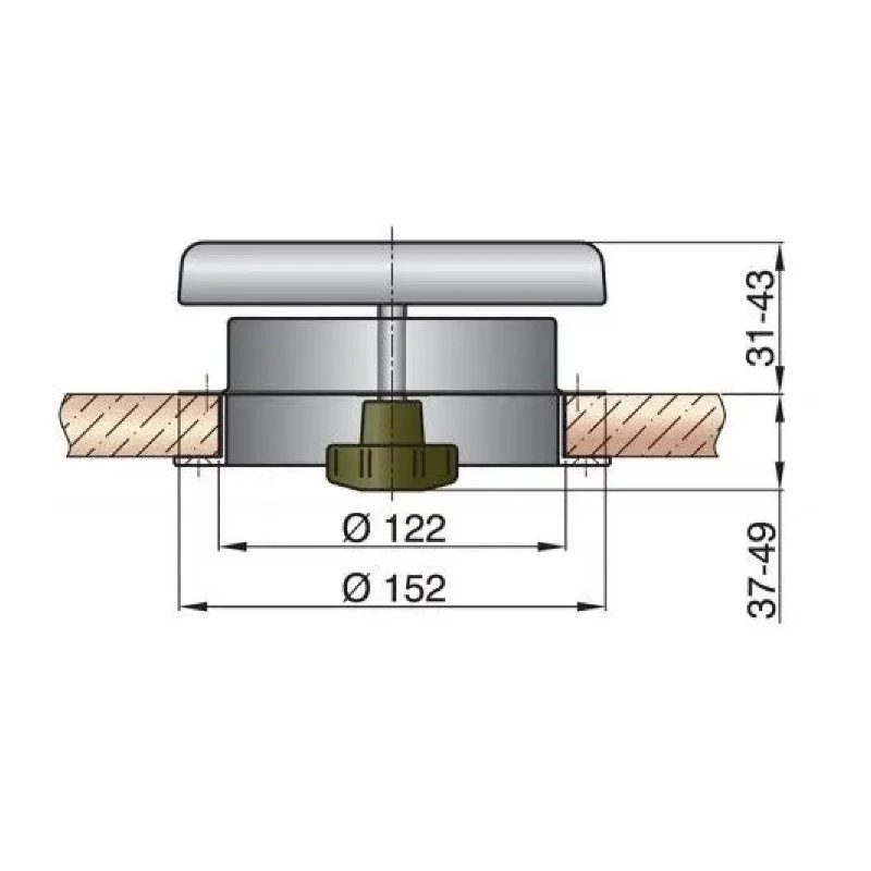 VETUS Aérateur Inox Athos 1 – Image 3